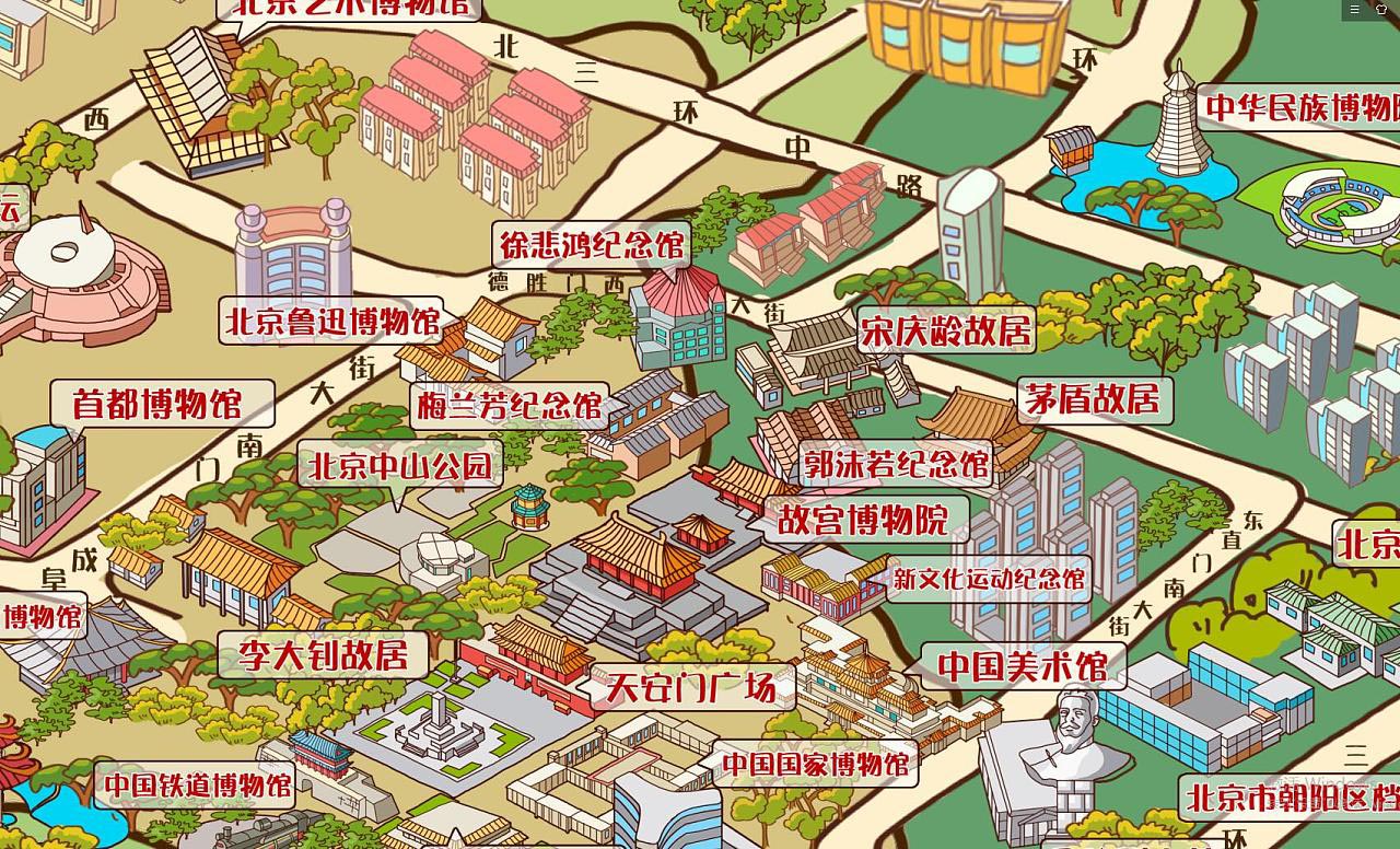 临泽手绘地图景区的文化印记